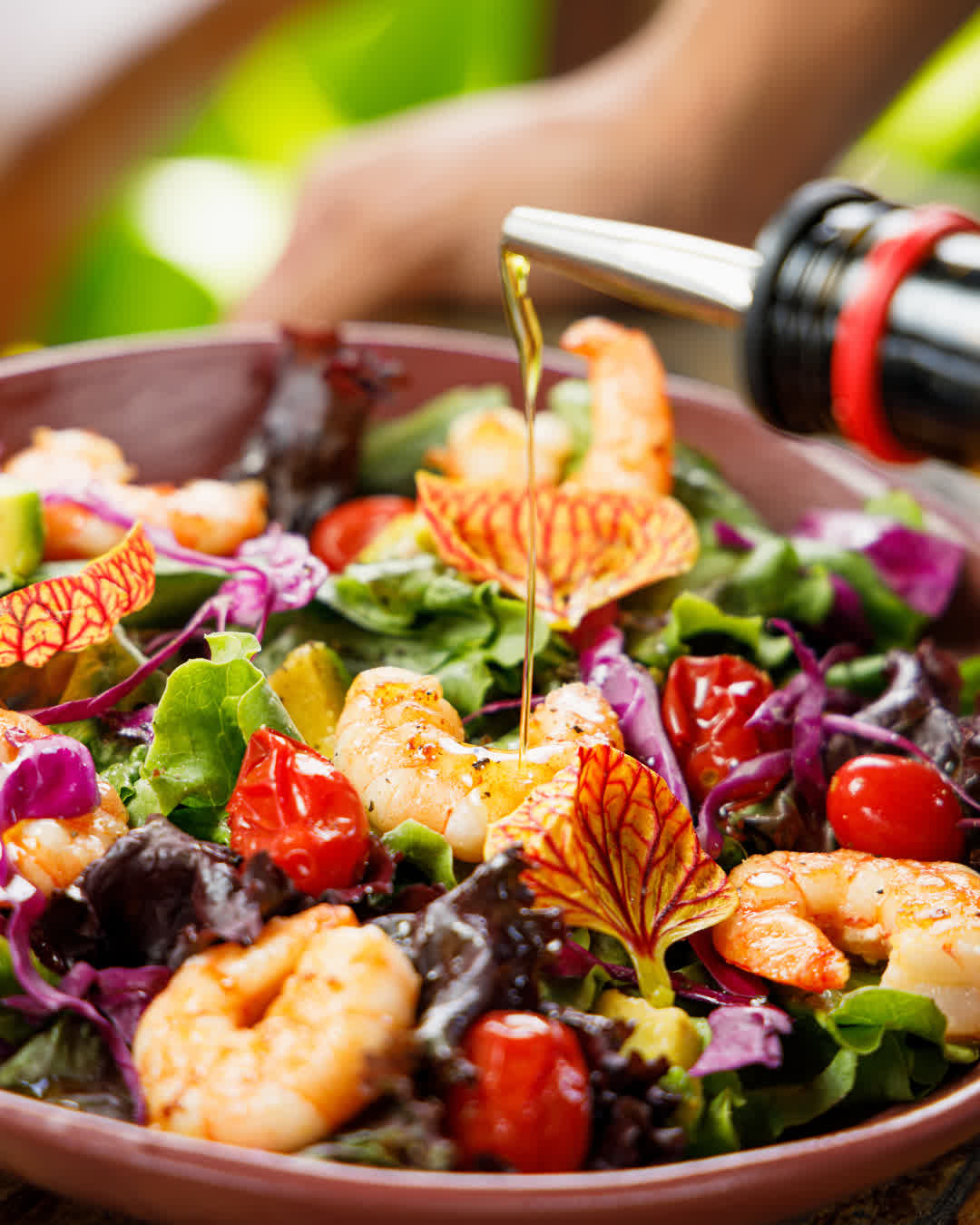 Salada de camarão